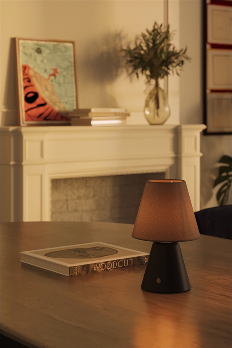 Перезаряжаемая лампа с абажуром и лампочкой 1252602005 - Фото 13324044