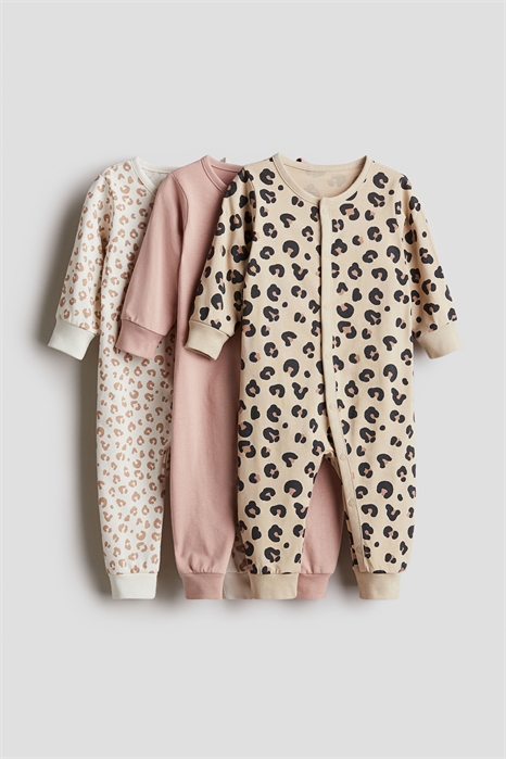 Пижама из хлопка 3 шт. 1125924022 - Фото 13400564