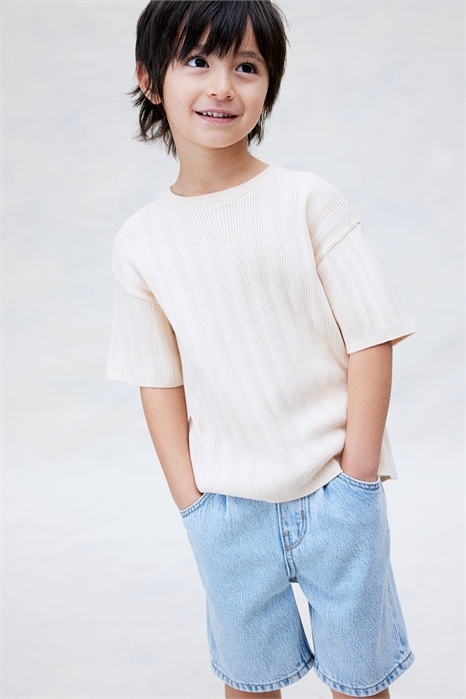 Джинсовые шорты длиной до колена 1233723002 - Фото 13401047