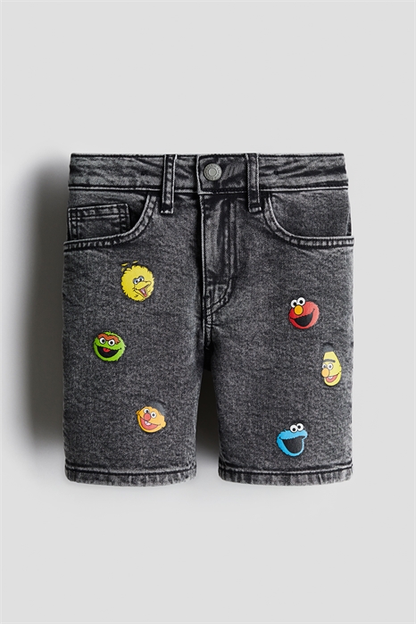 Джинсовые шорты с принтом 1272524001 - Фото 13402762