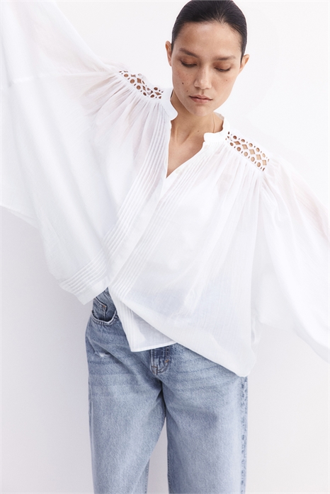 Блузка с кружевными вставками MAMA Before & After 1262021001 - Фото 13428837