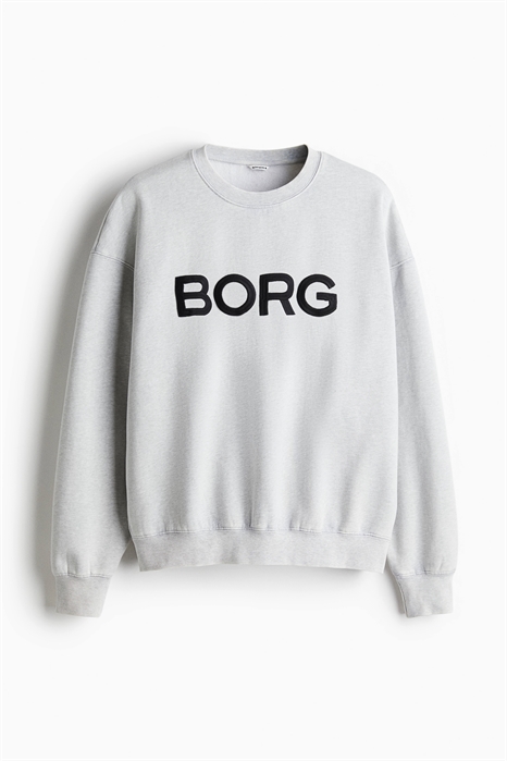 Толстовка Borg Oversized Logo Sweatshirt 1270610002 - Фото 13467676