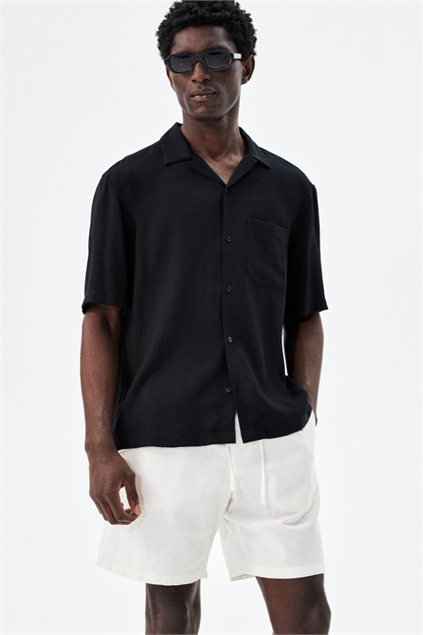 Шорты из льняного микса Regular fit 1256418004 - Фото 13473234