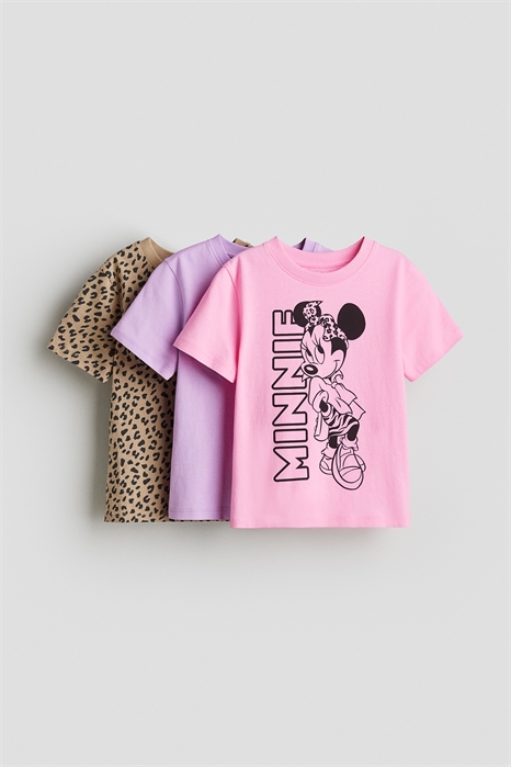 Футболка с принтом из трикотажа, 3 шт 0937175065 - Фото 13479514