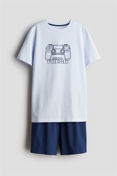 Пижама из хлопкового трикотажа 1134319032 - Фото 13483098