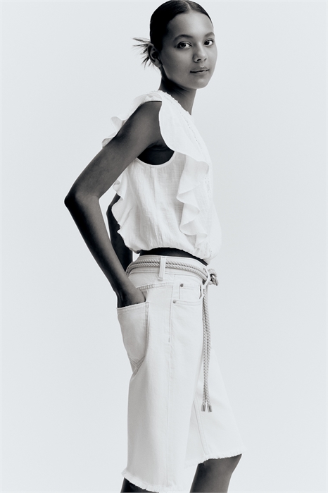 Джинсовые шорты 1276762002 - Фото 13484485