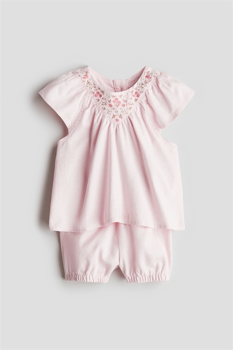 Комплект из 2 частей из льняного бленда 1281631001 - Фото 13484709