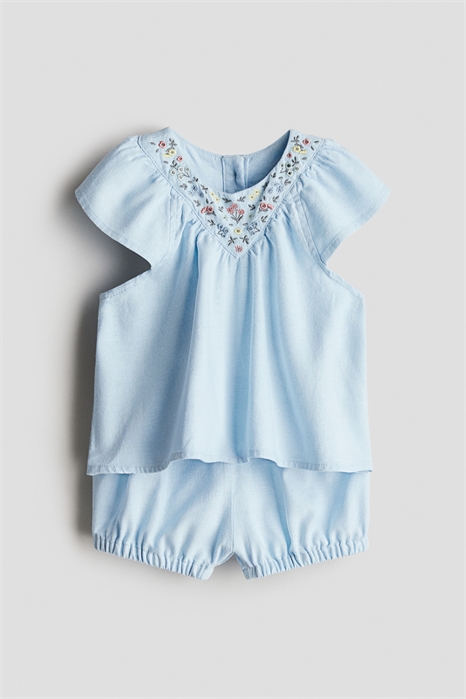 Комплект из 2 частей из льняного бленда 1281631002 - Фото 13484712