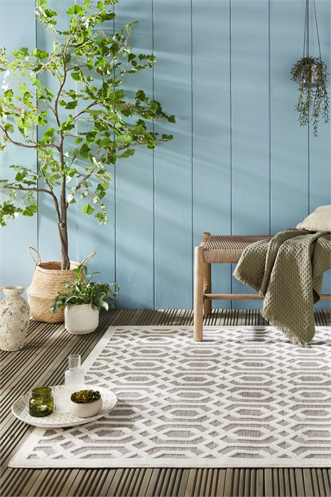 Ковер Mataro для улицы с геометрическим узором 1308872001 - Фото 13486762