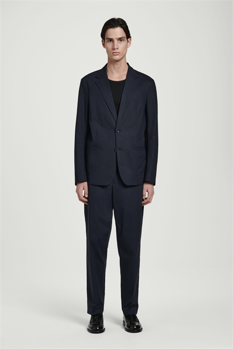 Хлопковые брюки с прямыми штанинами 1265496001 - Фото 13503343