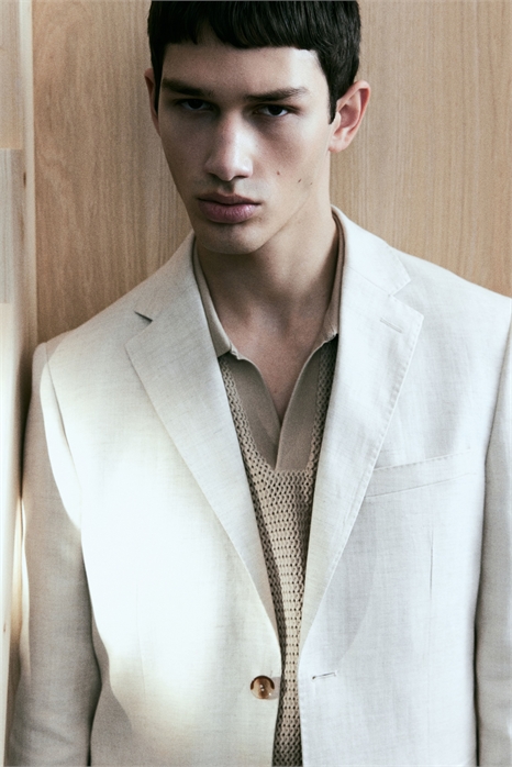 Жакет из льняного бленда Regular Fit 1260573001 - Фото 13507506