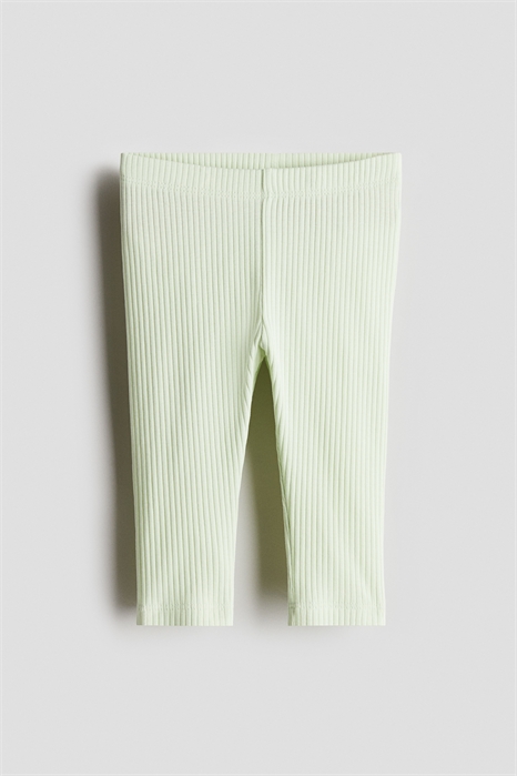Ребристые хлопковые леггинсы 1265207005 - Фото 13507716