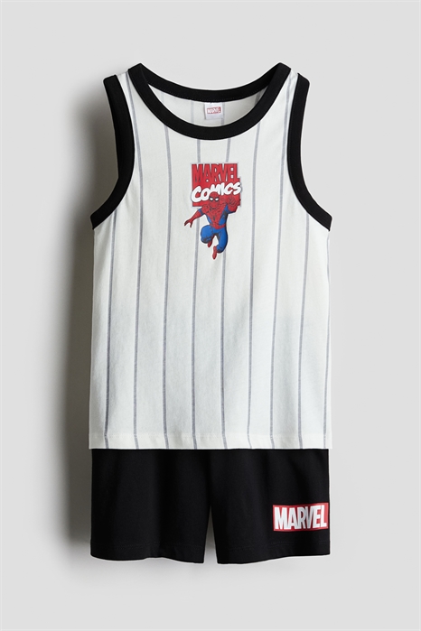 Пижама с принтом хлопковая 1272074001 - Фото 13508269