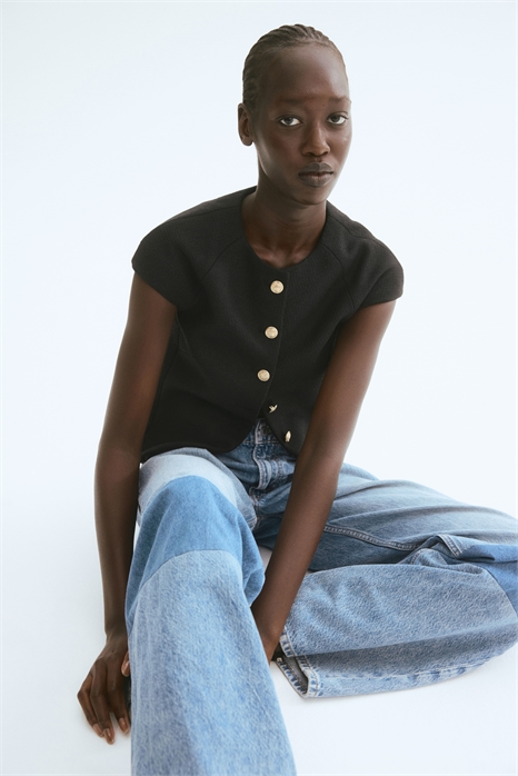 Топ с пуговицами спереди 1273204003 - Фото 13508417