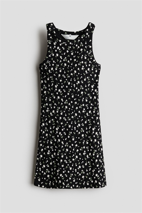 Платье из ребристого хлопка 1273931002 - Фото 13508529