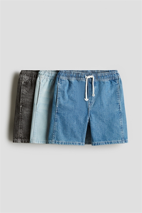 Джинсовые шорты в упаковке из 3 штук 1276438001 - Фото 13508868