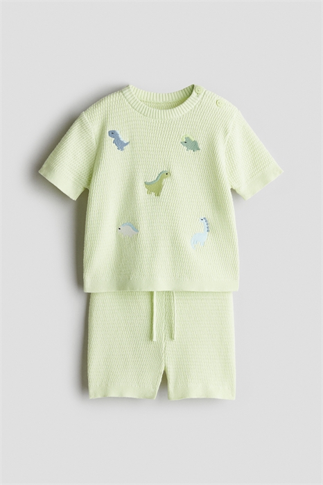 Комплект из 2 частей из фактурного хлопка 1276495001 - Фото 13508877