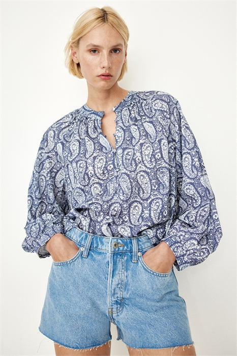 Блузка с воротником-бантом 1281672002 - Фото 13509217