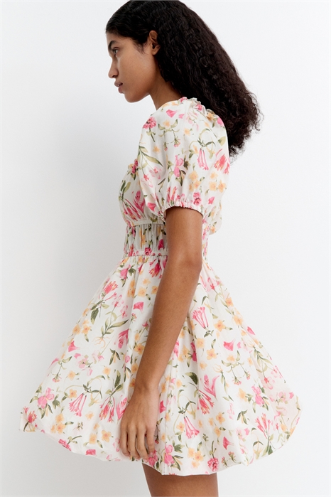 Хлопковое платье с оборками 1280536001 - Фото 13515148