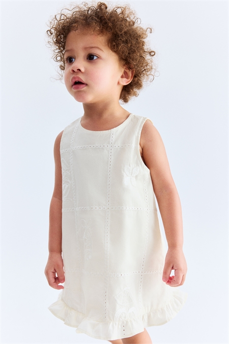 Платье из хлопка с вышивкой 1271505001 - Фото 13518367