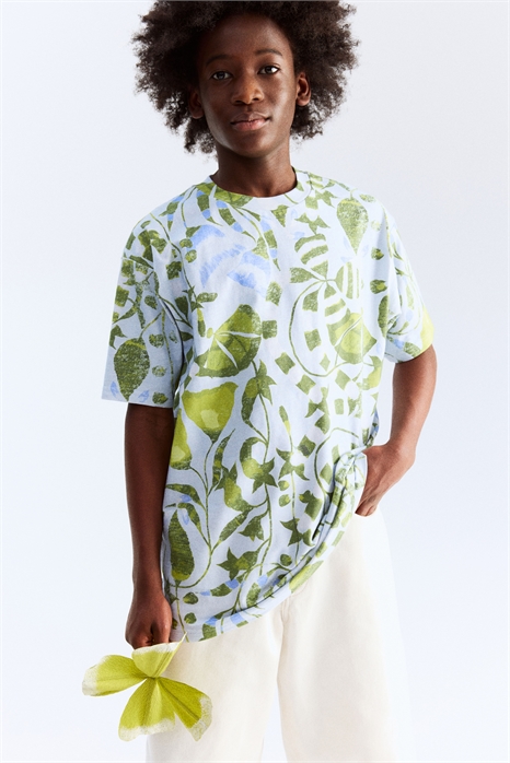 Футболка из принтованного хлопка 1276274003 - Фото 13518501