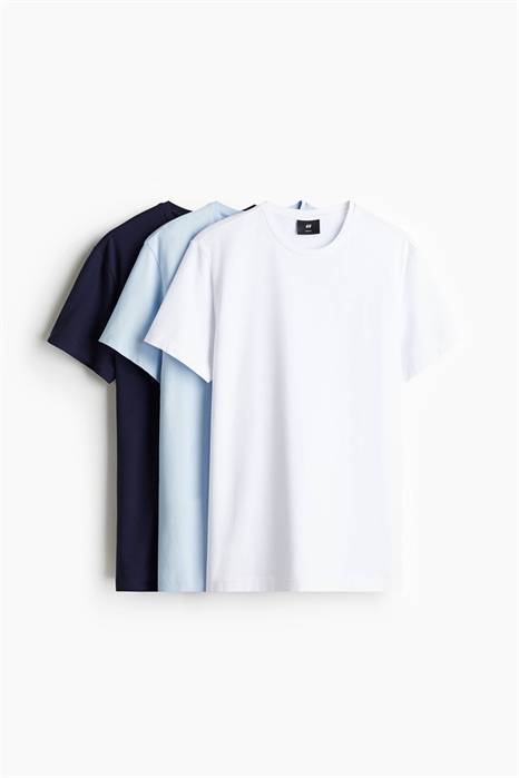 Комплект футболок Slim Fit, 3 шт. 0578630074 - Фото 13522170