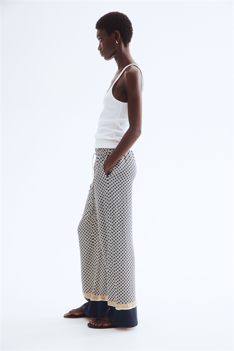 Широкие брюки на резинке 1217677012 - Фото 13522504