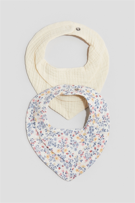 Треугольные муслиновые нагрудники 2 шт. 1237481004 - Фото 13522604