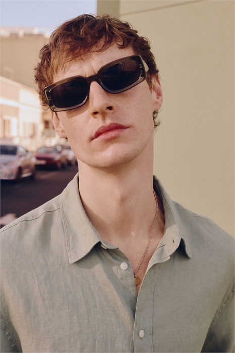 Льняная рубашка Regular Fit 1258318004 - Фото 13522828