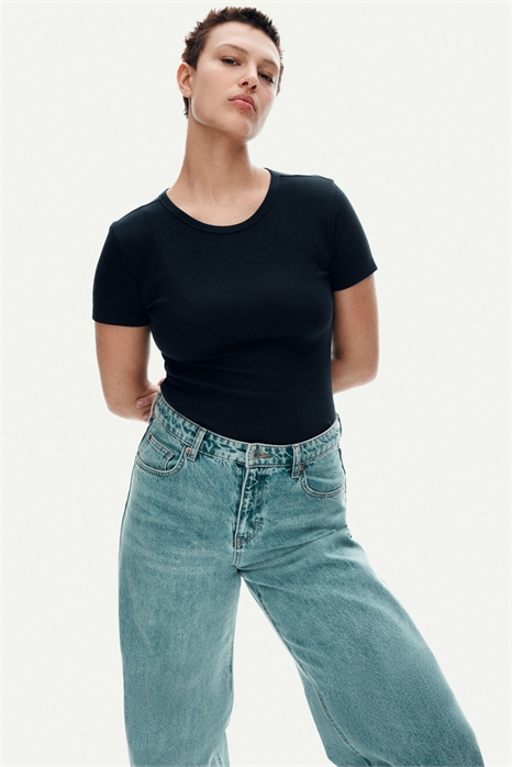 Футболка в рубчик 1260556012 - Фото 13522997