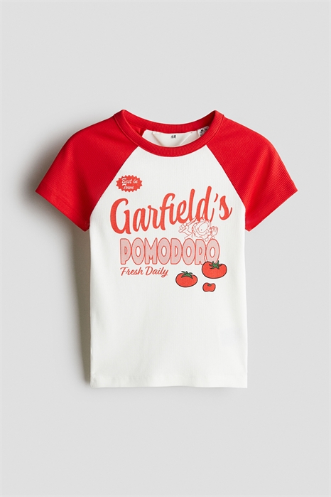 Топ из принтованного трикотажа 1263223003 - Фото 13523068