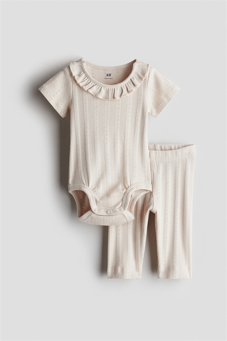 Комплект из 2 частей из хлопка с пуантелью 1281195002 - Фото 13524294