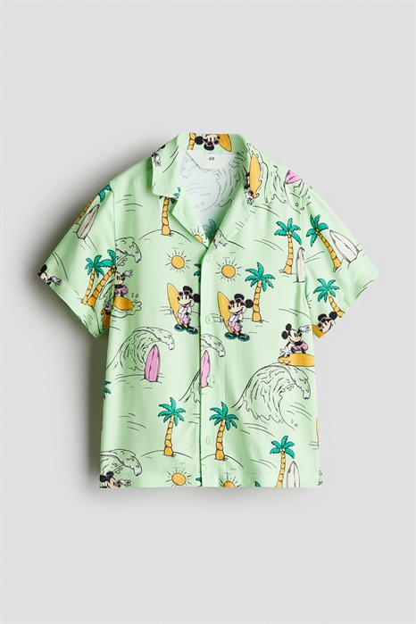 Курортная рубашка с принтом 1283122001 - Фото 13524463