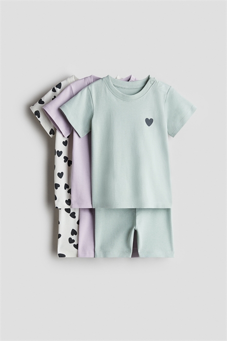 Пижама из хлопка 3 шт. 1292075001 - Фото 13525001