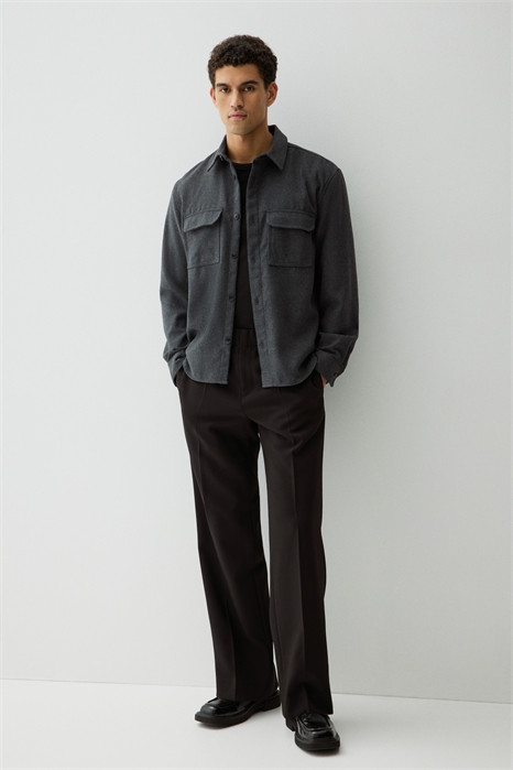 Рубашка из войлока Regular Fit 1227148008 - Фото 13532028