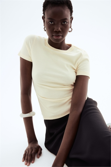 Футболка в рубчик из джерси 1157799043 - Фото 13533842