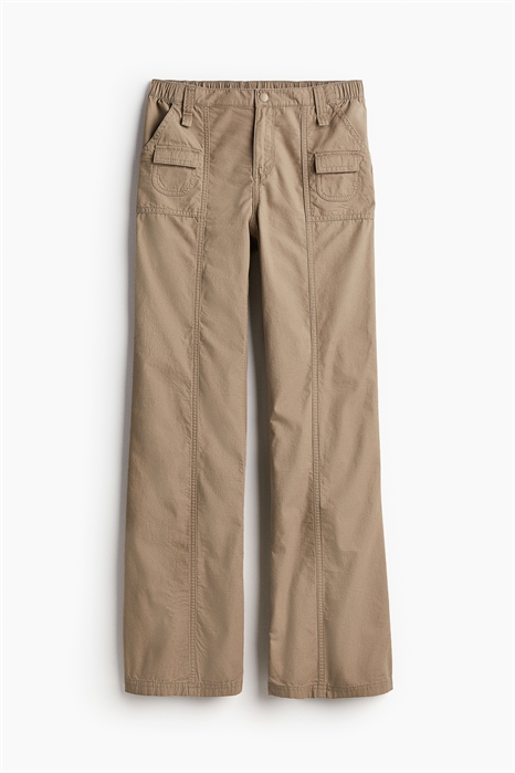 Холщовые брюки-карго 1203803007 - Фото 13534413