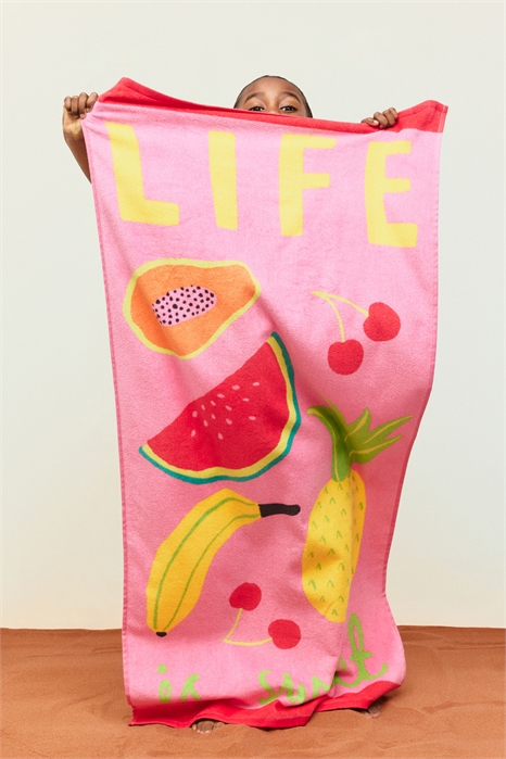 Банное полотенце с принтом 0945713030 - Фото 13534530