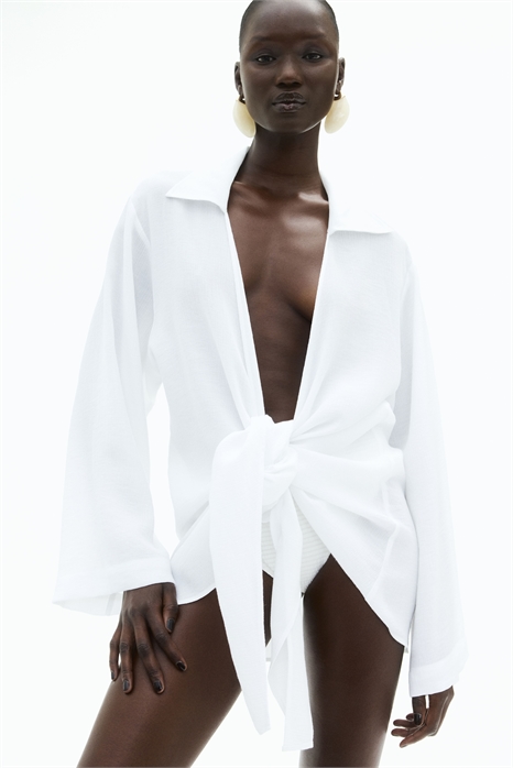 Пляжное платье с завязками 1201146004 - Фото 13536773