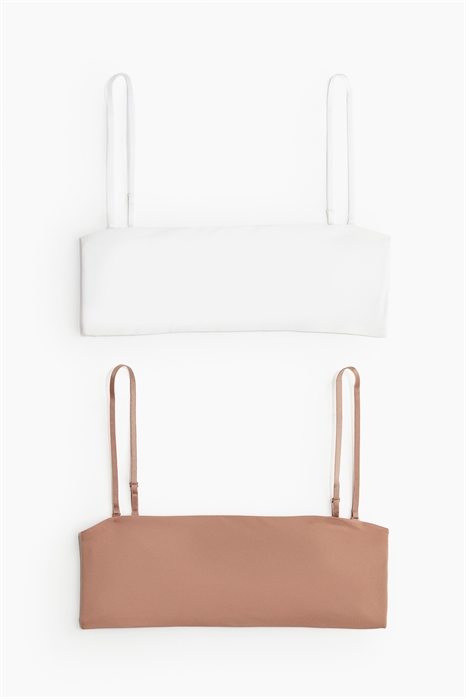 Бюстгальтеры-бандо из микрофибры с мягкой подкладкой 2 шт. 1238128002 - Фото 13538027