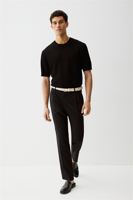 Футболка с дырчатой вязкой Regular Fit 1265991002 - Фото 13538037