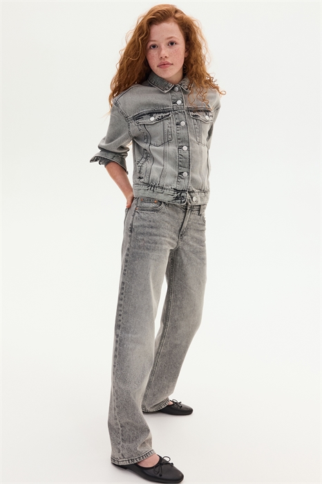 Джинсы с прямыми штанинами 1240131003 - Фото 13538969