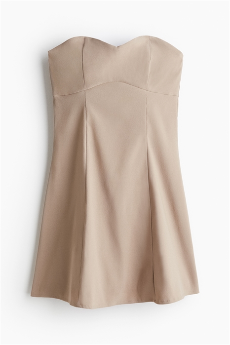 Платье-бандо с расклешенной юбкой 1247877001 - Фото 13539059