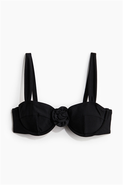 Бикини-топ с цветочной отделкой 1288951001 - Фото 13542666