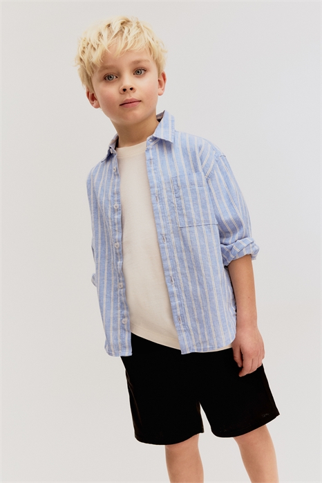 Шорты из льняной смеси 1270437002 - Фото 13543164