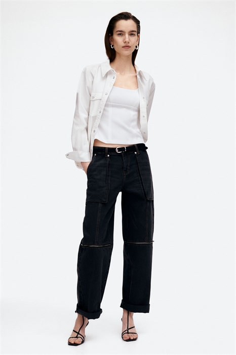 Жилетный топ с конической талией 1275339007 - Фото 13543301