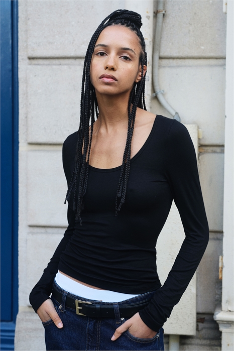 Ребристый топ 1259455001 - Фото 13543467