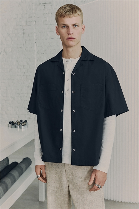 Курортная рубашка из хлопка пима 1272747002 - Фото 13543860