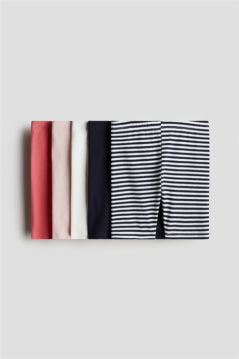 Хлопковые велосипедные шорты в упаковке из 5 штук 0773223034 - Фото 13544286