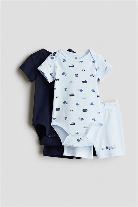 Хлопковый комплект одежды, 4 предмета 1215489007 - Фото 13544487